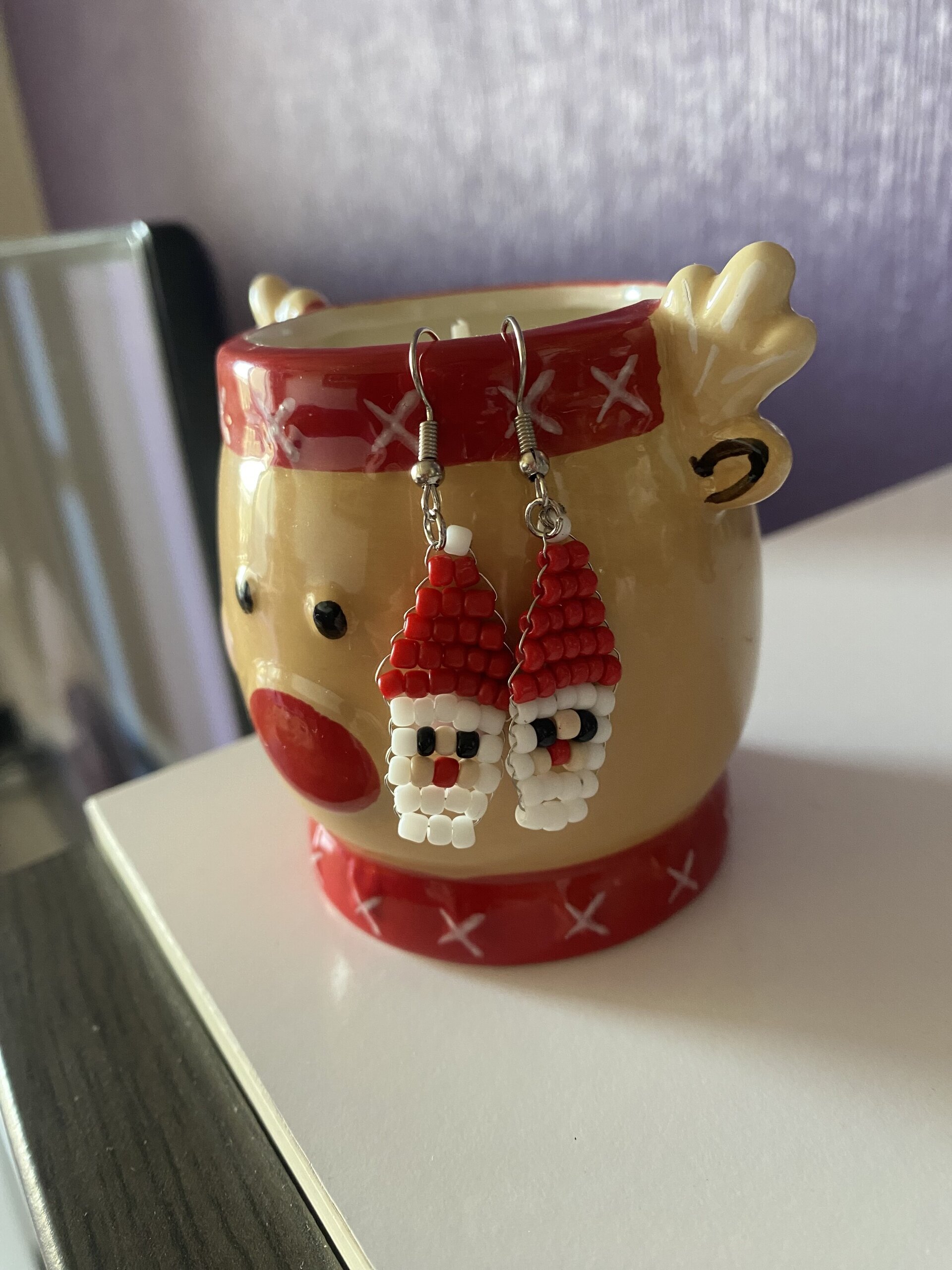Pendientes Papa Noel Navidad - 2